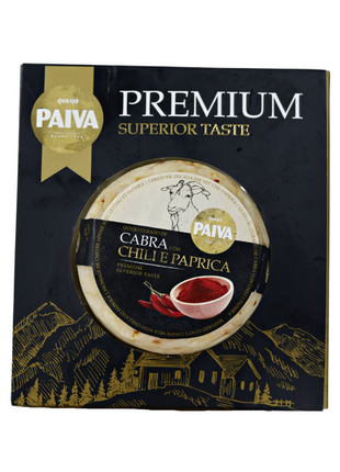 Queijo Curado de Cabra mit Chili und Paprika – 190 g