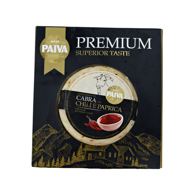 Queijo Curado de Cabra com Chili e Paprica - 190g