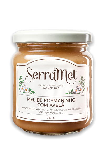 Rosemary Honey with Hazelnuts - 240g