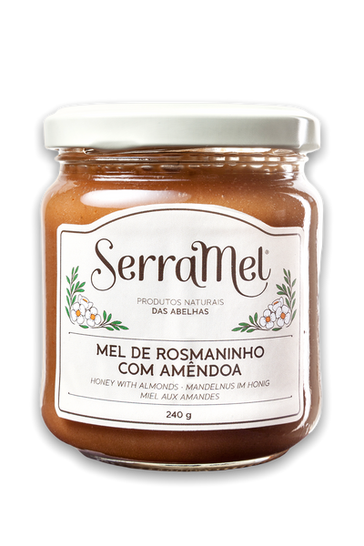 Rosemary Honey with Almonds - 240g