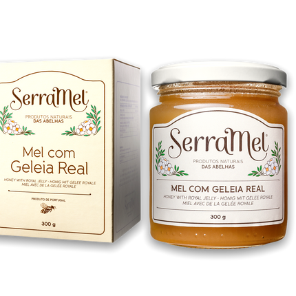 Serramel Geleia Real em Mel - Euromel 300g