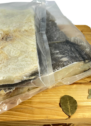 Kabeljau Bacalhau-Lendenstück getrocknet und gesalzen