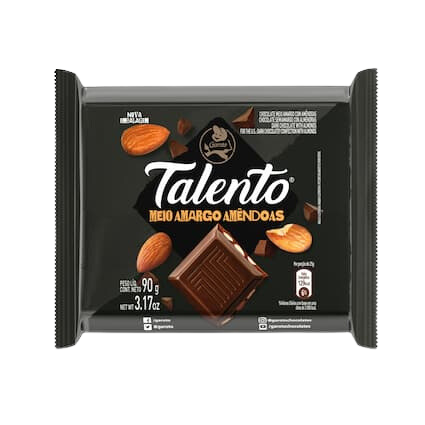 Talento Dark Chocolate Almonds - 90g