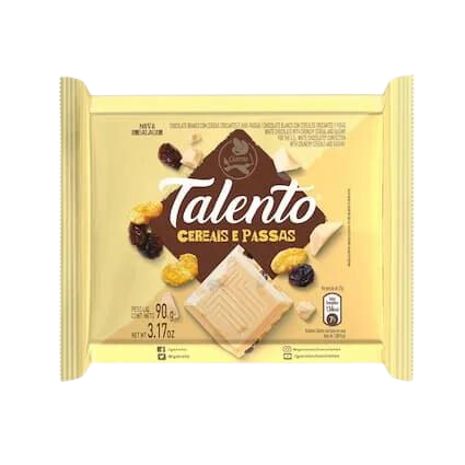 Talento White Chocolate with Cereals and Raisins