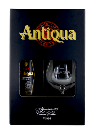 Aguardente Velha Antiqua + Geschenkglas – 700 ml