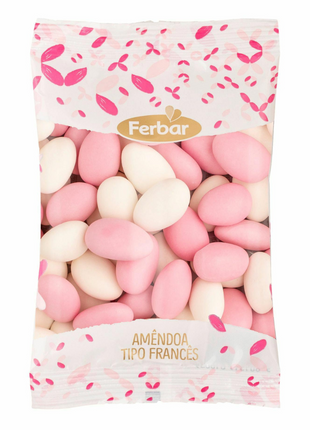 Pink and White French Type Almonds - 1kg