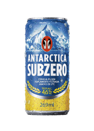 Antarctica Cerveja Subzero Lata - 269ml