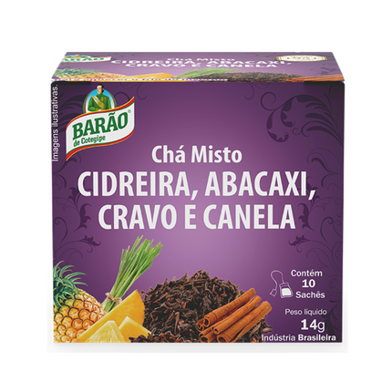 Chá de Cidreira, Abacaxi, Cravo und Canela