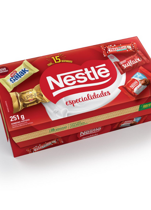 Schachtel mit Schokoladenspezialitäten – 251 g