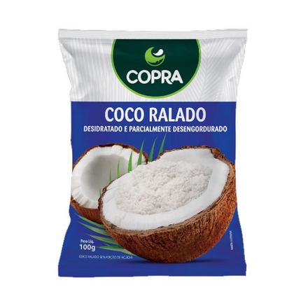 Coco Ralado sem Açúcar - 100g