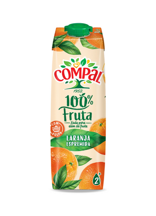 Compal Orange 100% Fruit - 1L