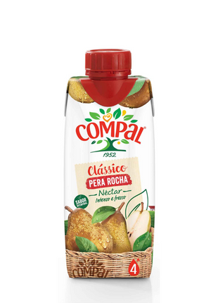 Compal Pêra Rocha Classic Nectar - 330ml