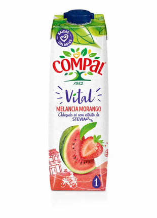Compal Vital Wassermelone und Erdbeere – 1L