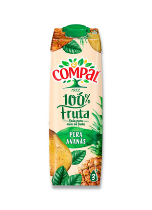Compal Pêra e Ananás 100% Fruta - 1L