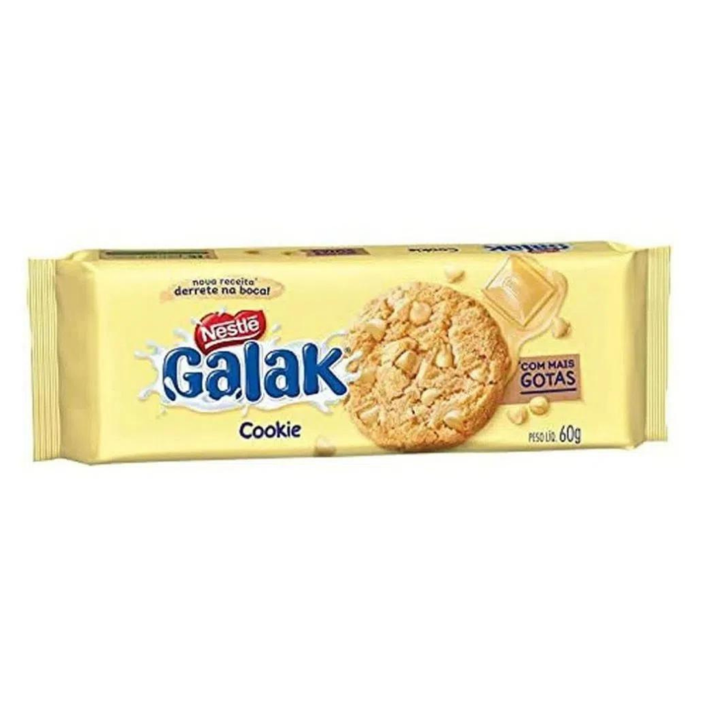 Cookies Galak Chocolate Branco Nestl 60 G Made in Market