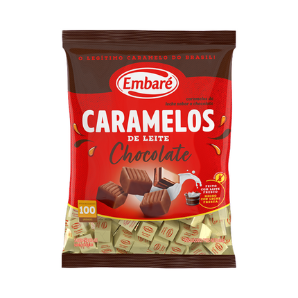 Bala de Caramelo e Chocolate - 660g