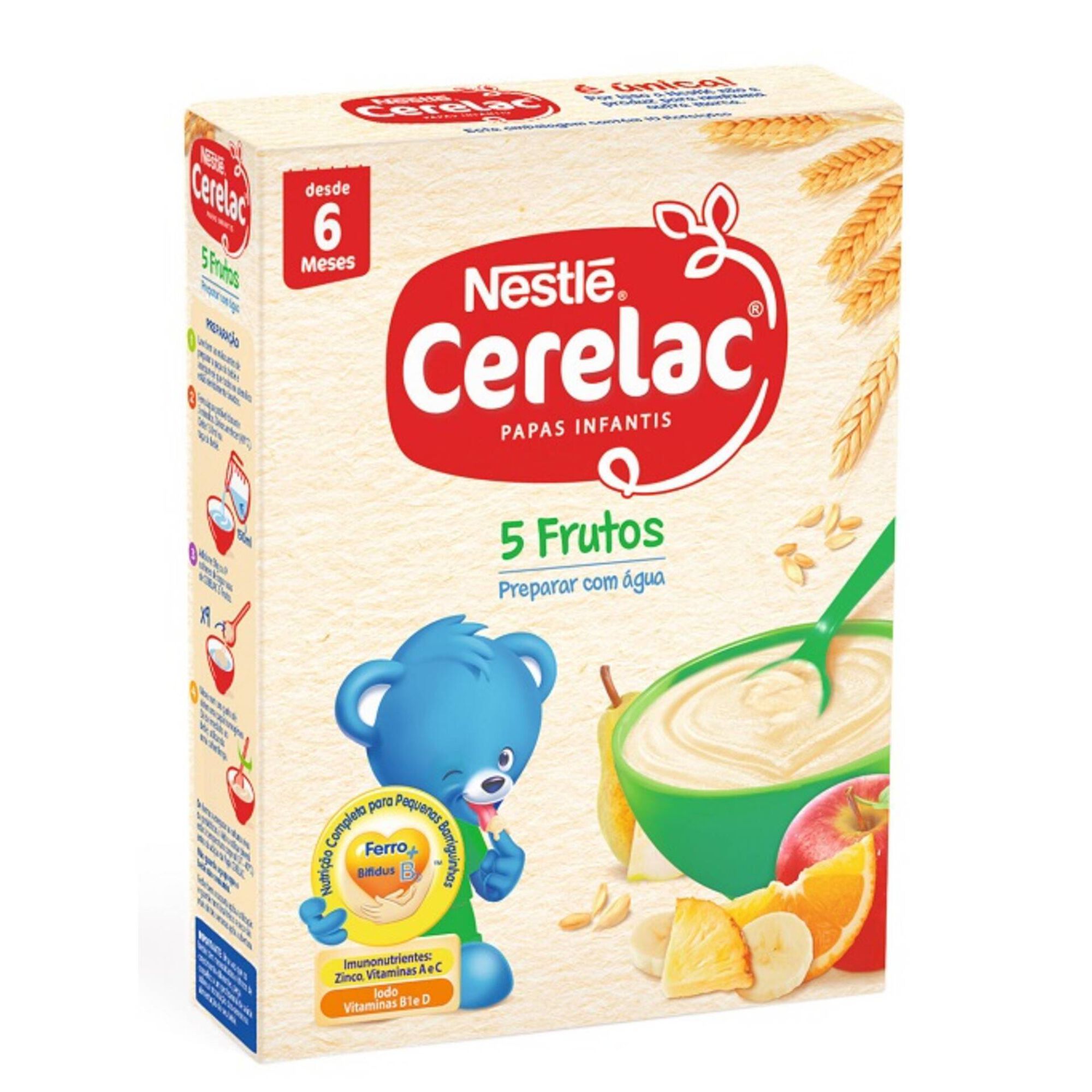 Farinha Láctea Cerelac 5 Frutas - Nestlé • 250 G – Made in Market