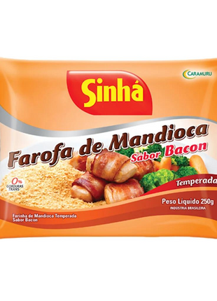 Farofa de Mandioca Sabor a Bacon - 250g