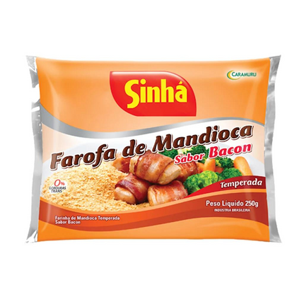 Farofa Mandioca Sabor a Bacon - 250g