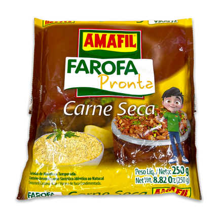 Farofa de Mandioca c/ Carne Seca - 250g