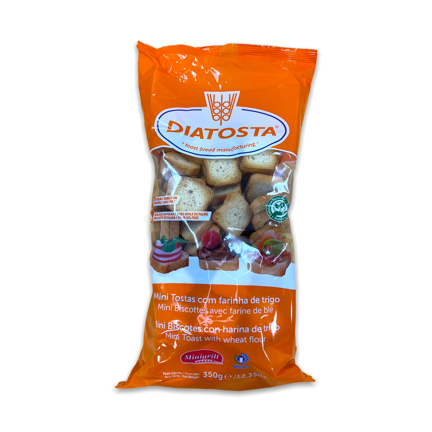 Mini Tortas com Farinha de Trigo - 350g