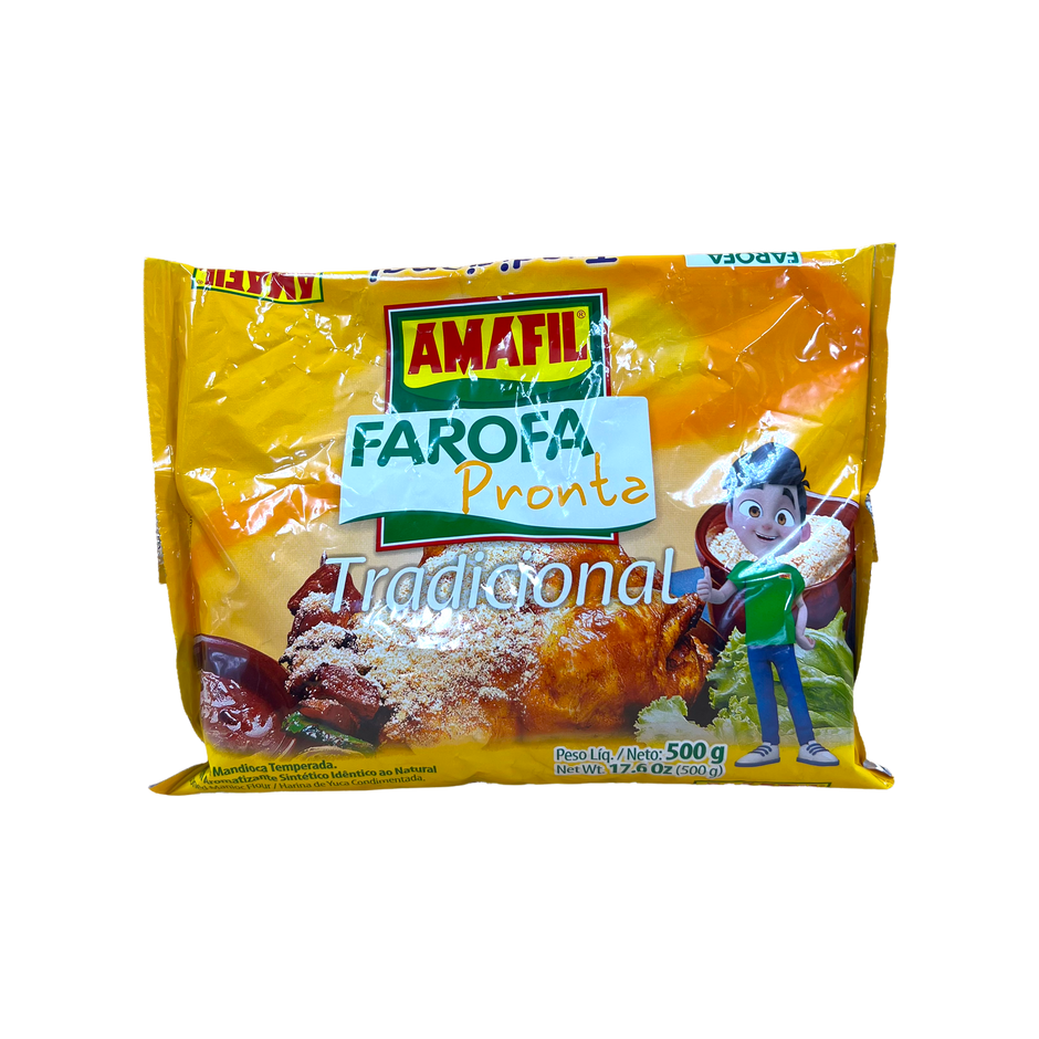 Farofa de Mandioca Tradicional Amafil • 500 G Made in Market