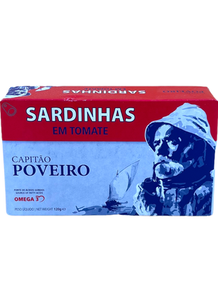 Sardinhas em Tomate Capitão Poveiro - 120g