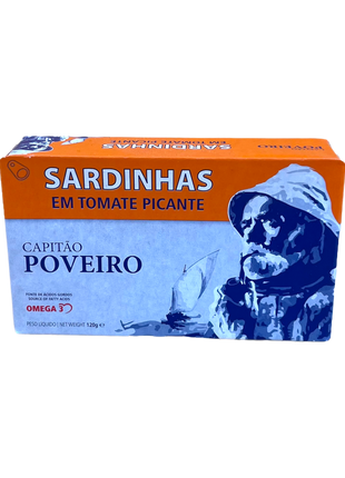 Sardinhas mit Tomate Picante Capitão Poveiro - 120g