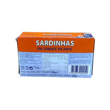 Sardinhas em Tomate Picante Capitão Poveiro - 120g