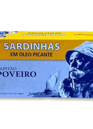 Sardinhas em Óleo Picante Capitão Poveiro - 120g