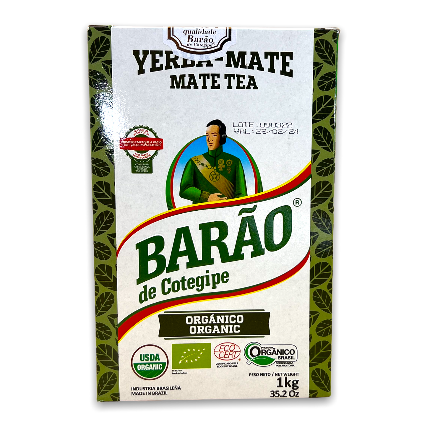 Organic Yerba Mate - 1kg