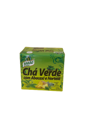 Chá Verde com Abacaxi und Hortelã