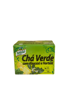 Chá Verde com Abacaxi und Hortelã