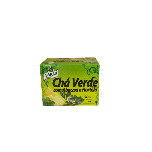 Green Tea with Pineapple and Mint