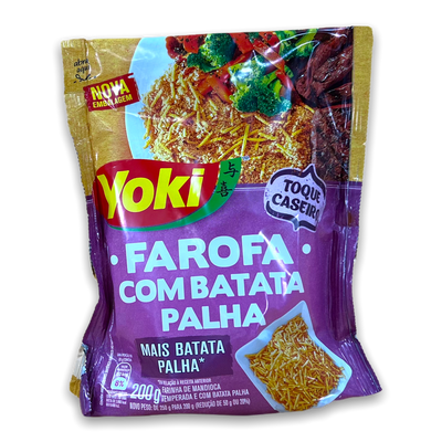Seasoned Farofa with Potato Sticks - 200g