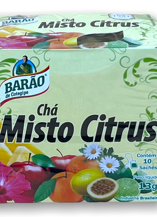 Chá Misto Citrus 10 SQ (Teebeutel) - Barão 13g