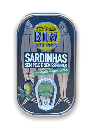 Sardinen in nativem Olivenöl extra ohne Haut und Knochen – 120 g