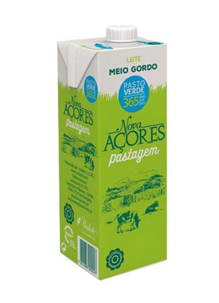 Nova Açores UHT teilentrahmte Milch – 1L