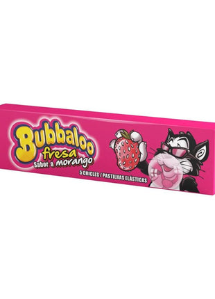 Bubbaloo Strawberry Flavor Chewing Gum - 38g