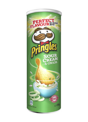Pringles Cream and Onion Potato Chips - 175g