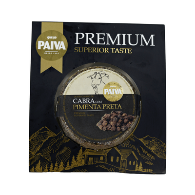 Queijo Curado de Cabra com Pimenta Preta - 190g