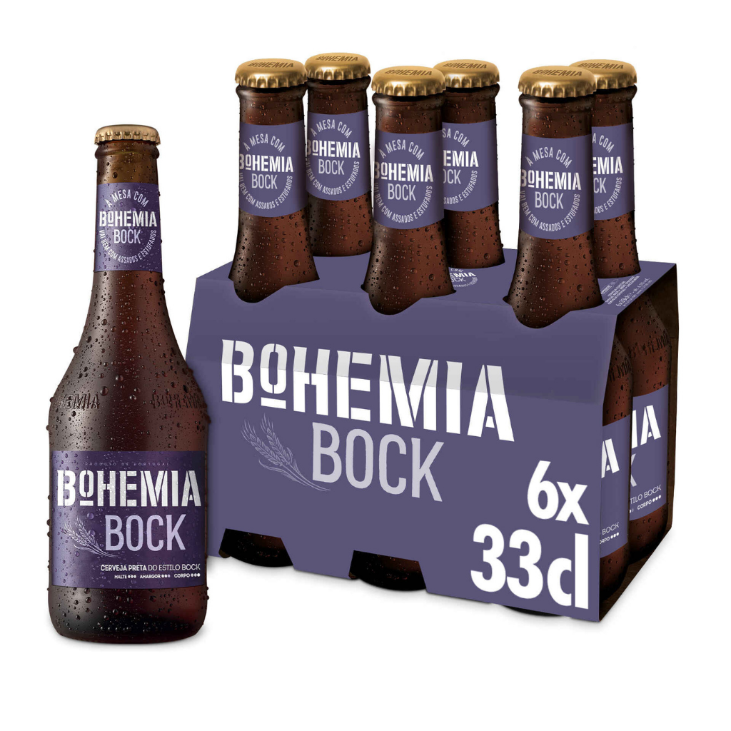 Sagres Bohemia Bock Black - 6 Un. x 330 ml
