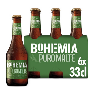 Sagres Bohemia Pure Malt – 6 Einheiten. x 330 ml