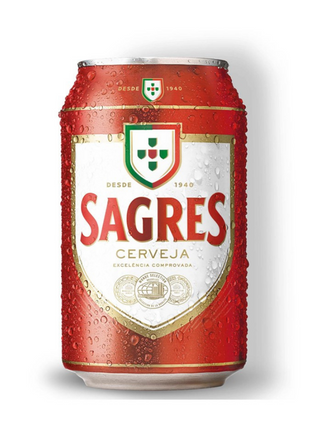 Sagres Canned Beer - 330ml