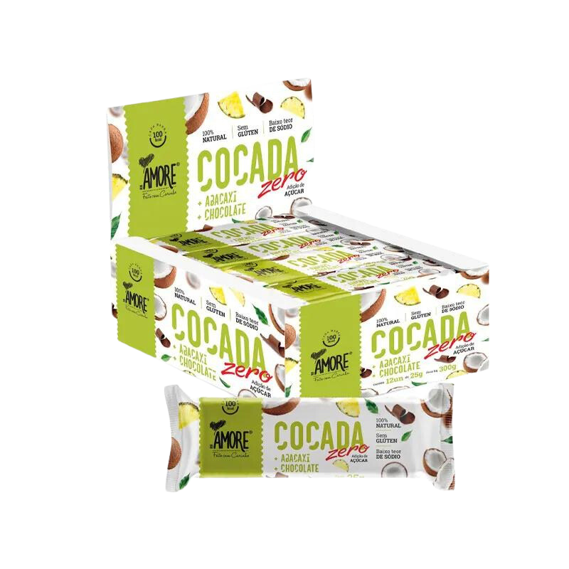 Cocada with Pineapple and Zero Chocolate