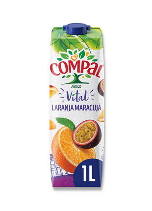 Compal Vital Balance Orange und Passionsfrucht – 1L