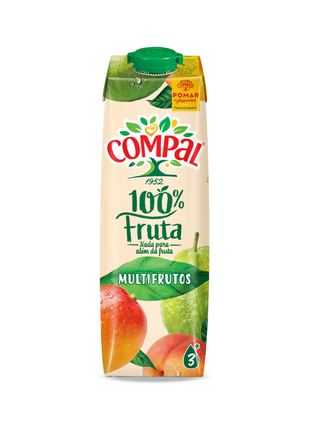 Compal Multifrutos 100% Fruta - 1L