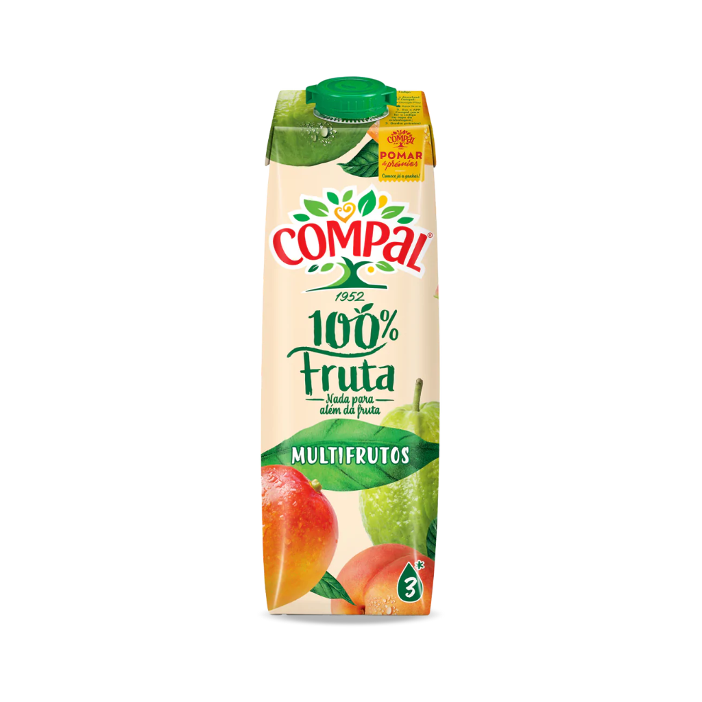 Compal - Multifrutos 100% Fruta • 1 L – Made in Market