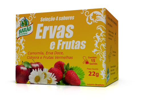 Chá Seleção 4 Sabores