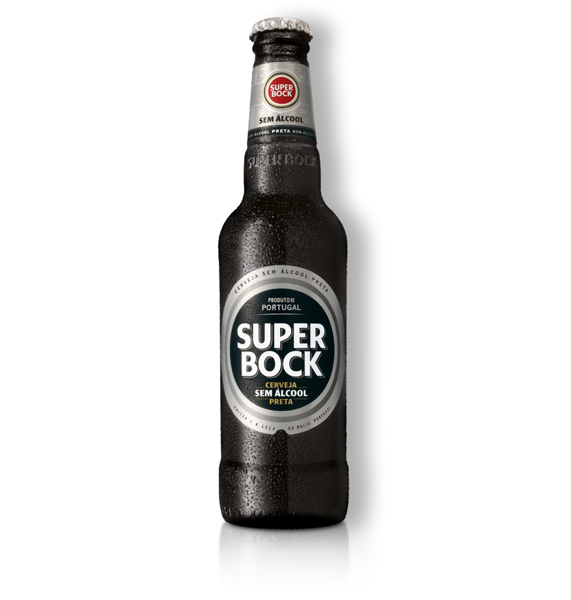 Super Bock Schwarzes alkoholfreies Bier – 330 ml